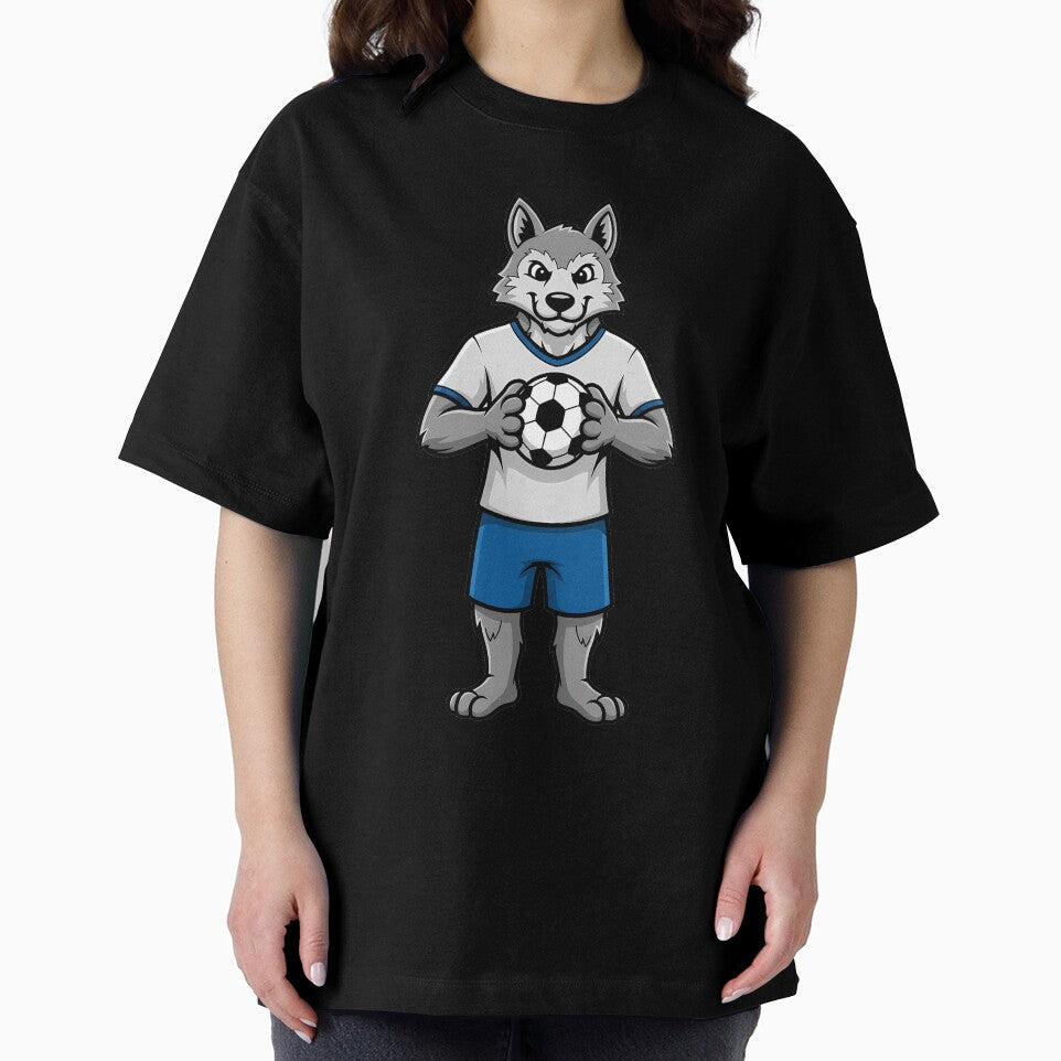 Wolf Soccer Player Mascot Team Spirit by k3rstman1