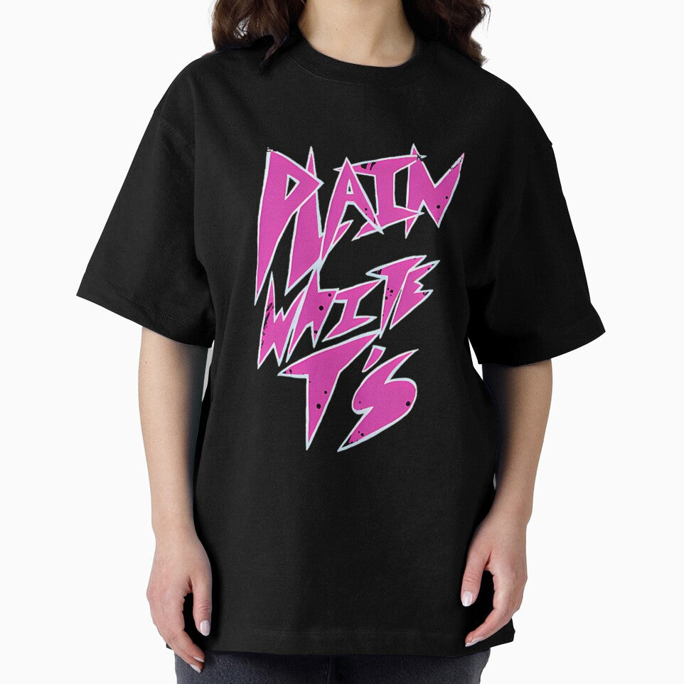 Plain Ts Neon Pink Sharp Pop Punk Emo by ammo77