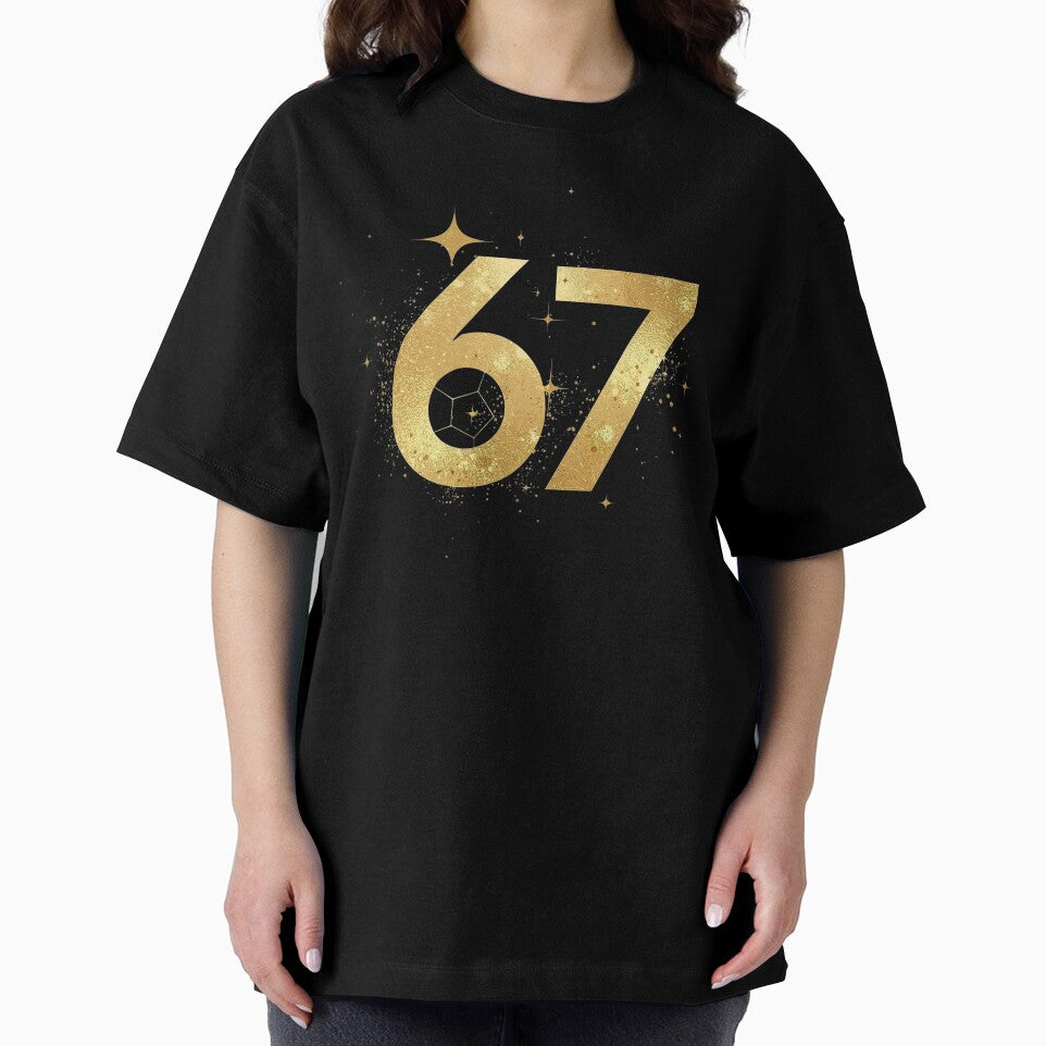 67 Soccer Six Seven – Minimal Cosmic Line-Art Design for Soccer Fans by SaritaVerseArt