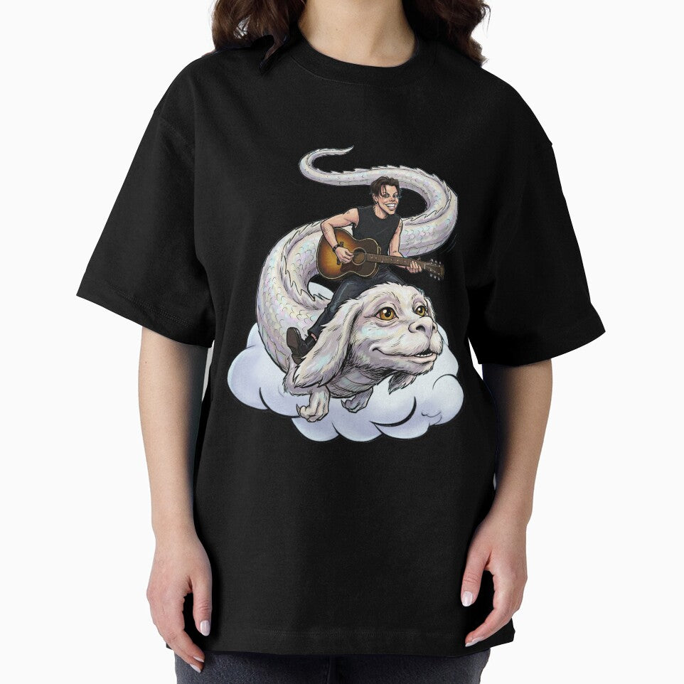 Rock God Riding on Falkor by Imagequest