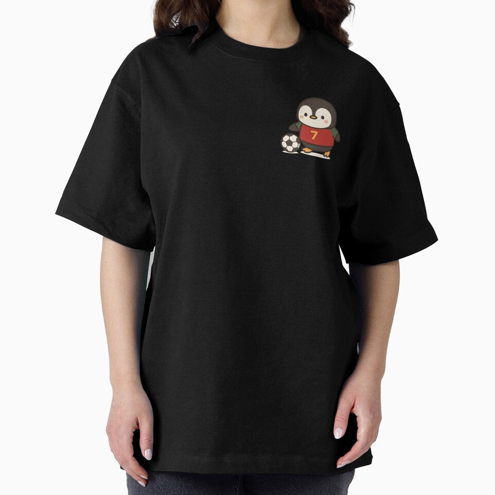Cute Penguin Football Kawaii by slydog101