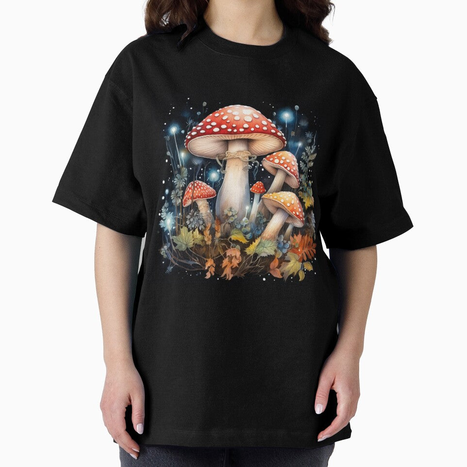 Electric Forest Red Mushroom Fairycore Enchanted Mushroom Forest Shroom Psychedelic Mushroom by OliveAndSnow