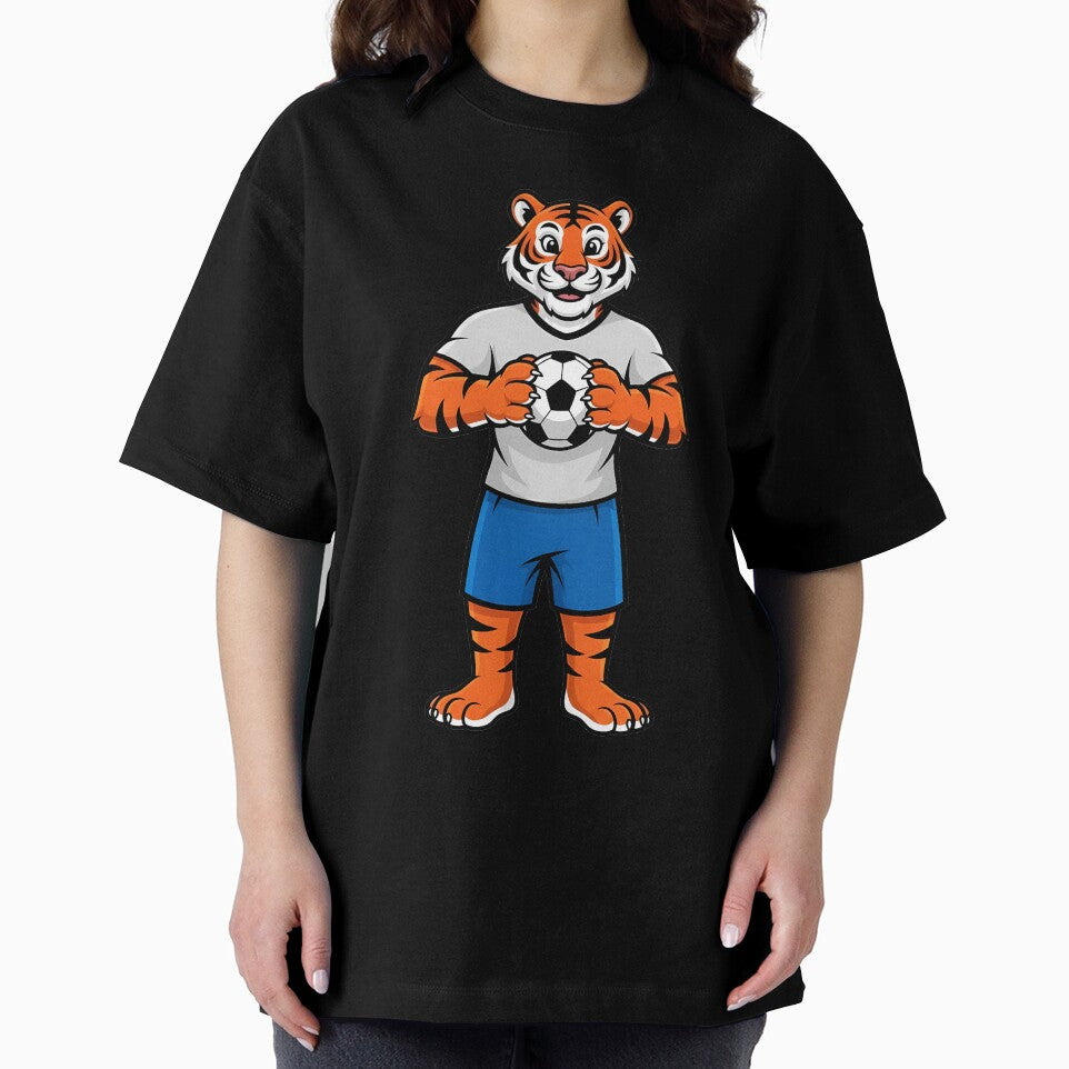 Soccer Tiger Mascot Football Player by k3rstman1