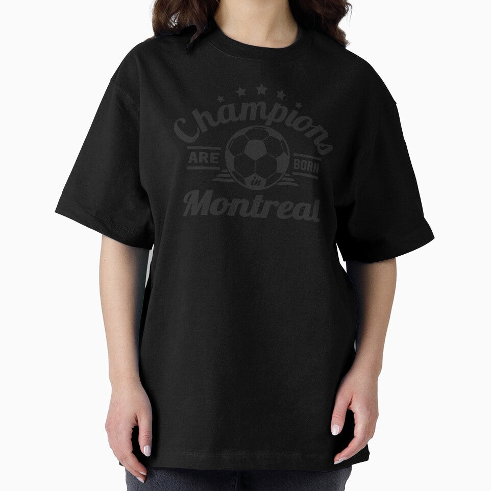 Champions Are Born In Montreal , Soccer fans vintage gift by lamjar-art