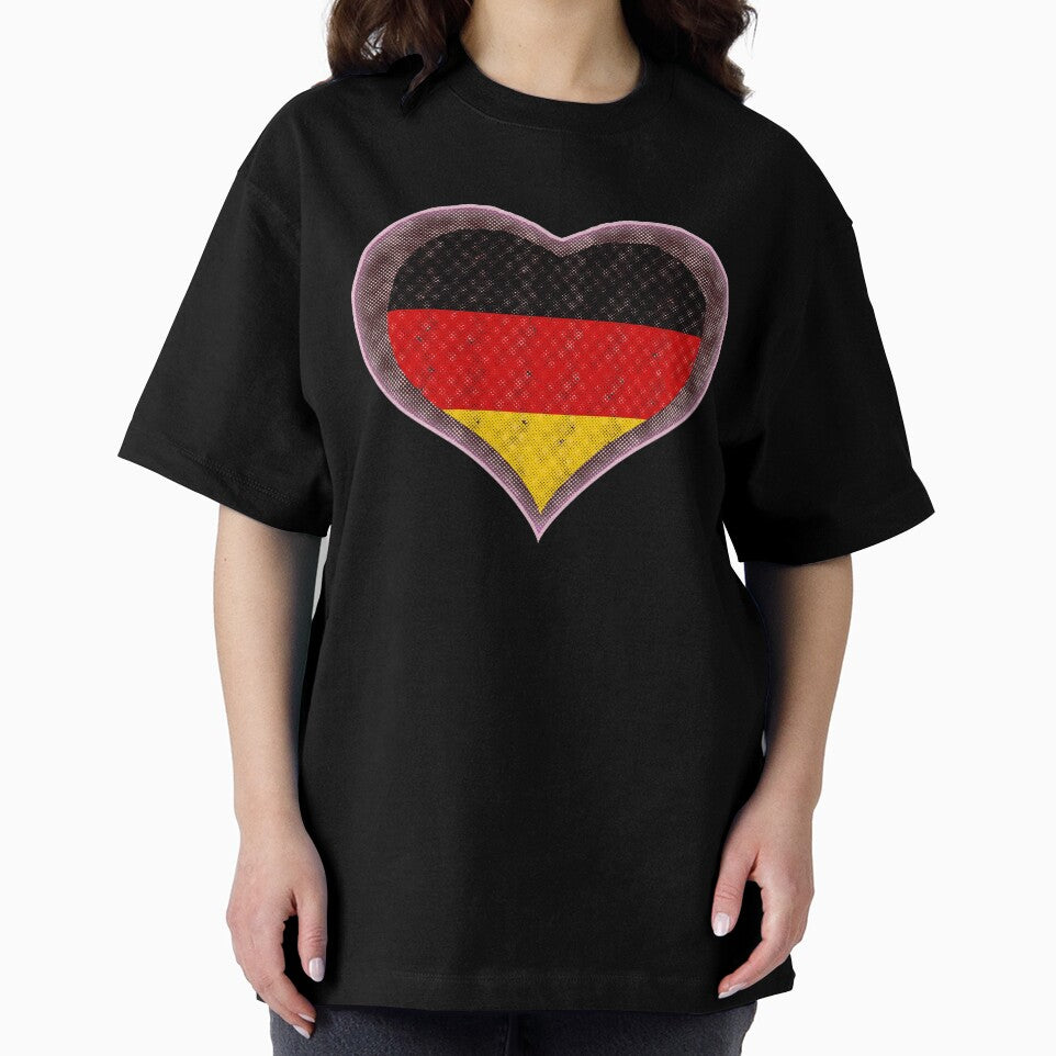 Germany Halftone Flag Heart Deluxe by merchhost