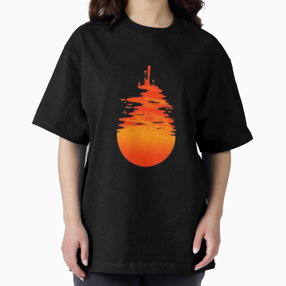 Orange Moon Liquid Art by adoredigitals