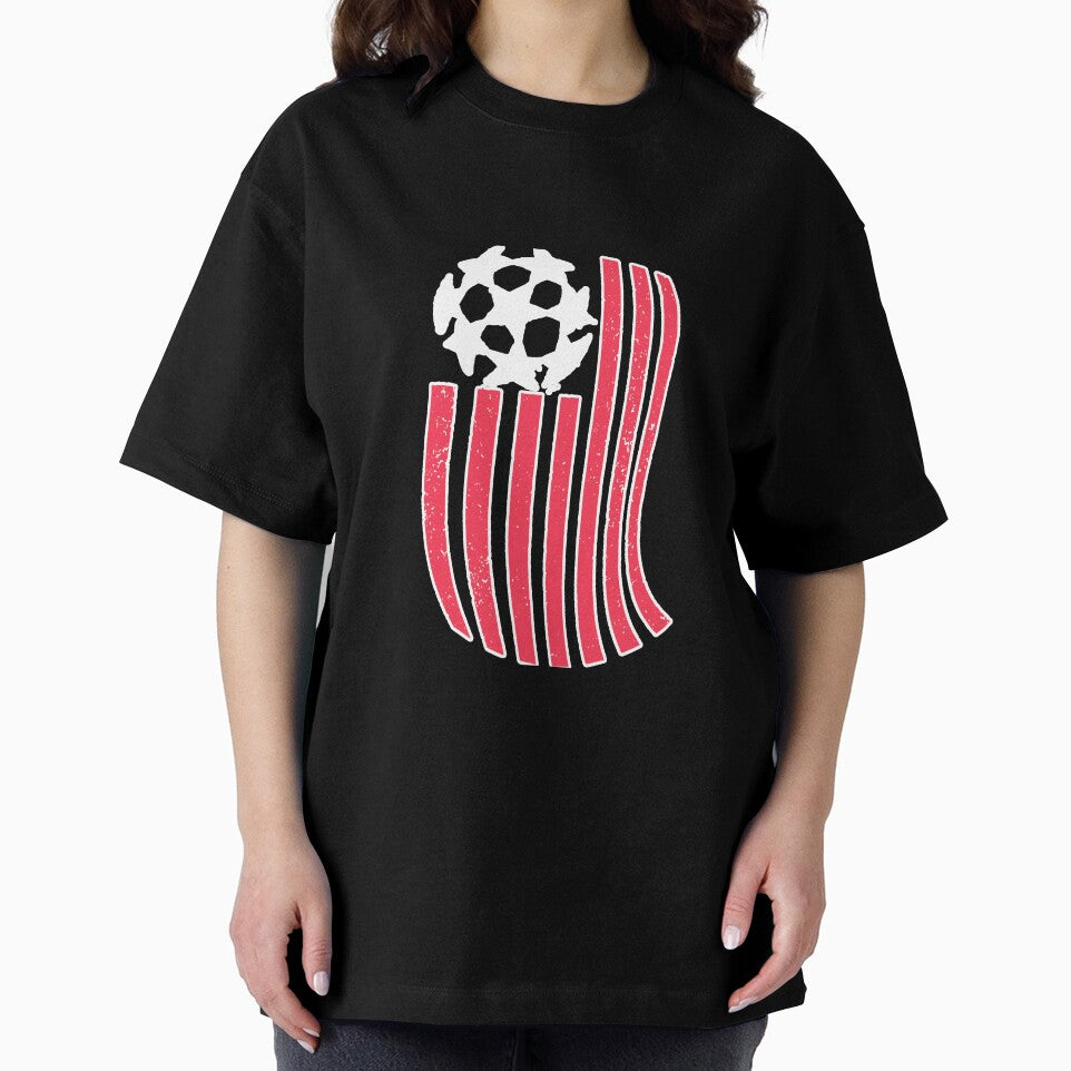 Usa Flag With Soccer Ball Distressed by NeverLoseSF