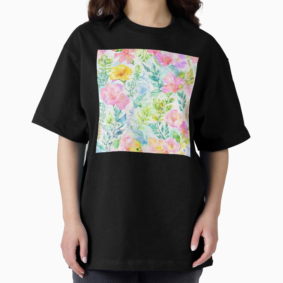 Soft Watercolor Botanical Floral Pattern by SeamPix