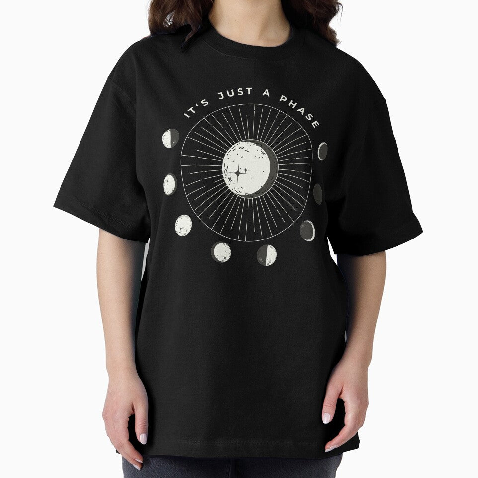 "It's Just A Phase" Astrology Circular Moon Phase by justkidding-co
