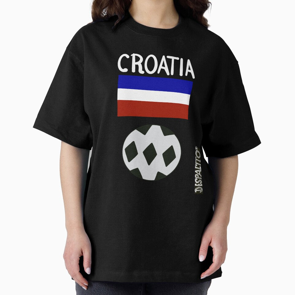 Despacito® Croatia Flag Black White Ball Design Text by DespacitoBrand