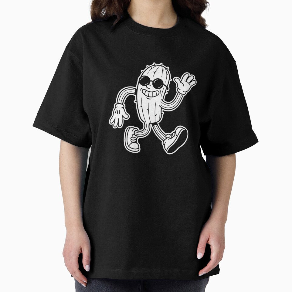Retro Cartoon Cool Cactus by HoruxDesign