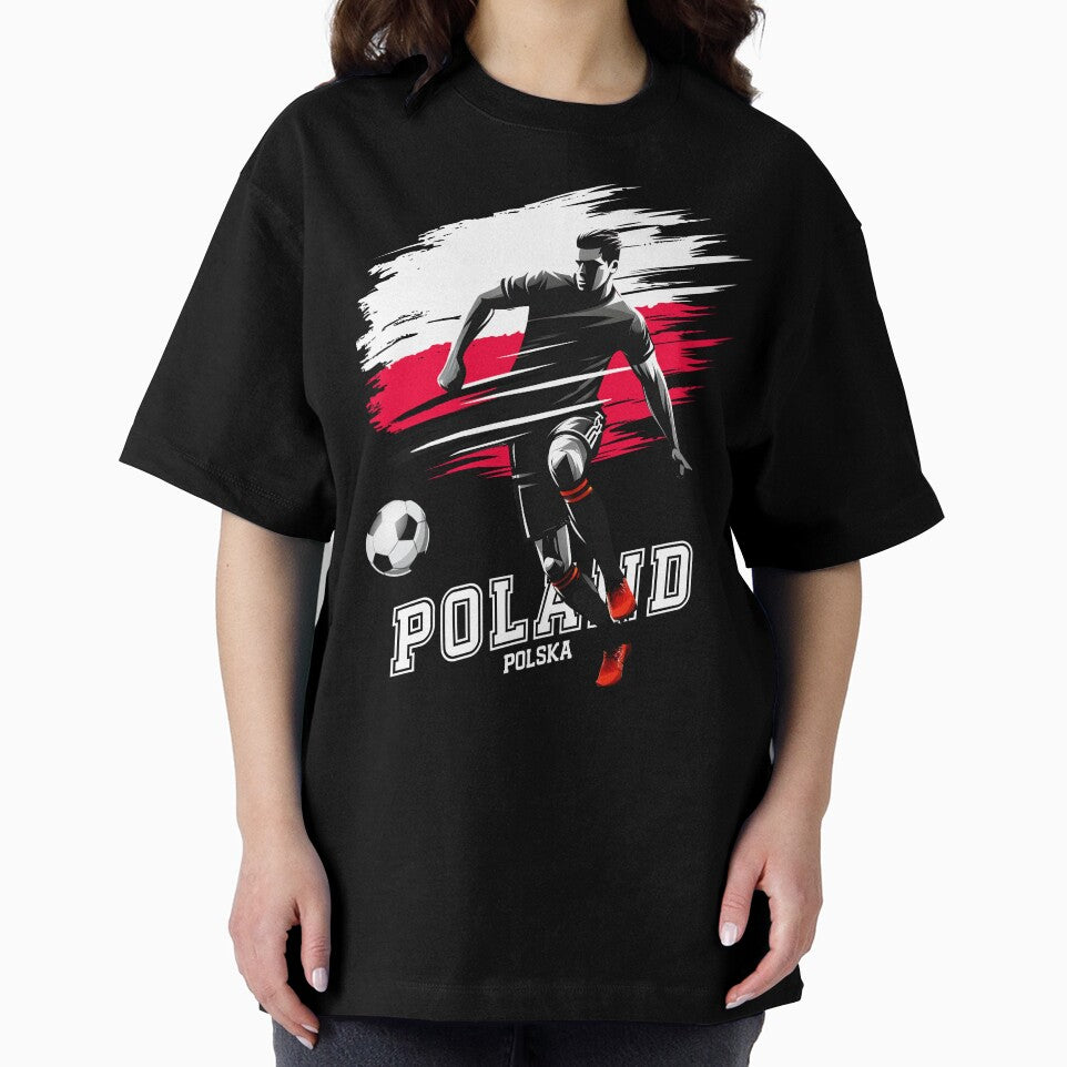 Football Soccer Poland Polish Flag Banner Player Grunge by Infinitee8hirts
