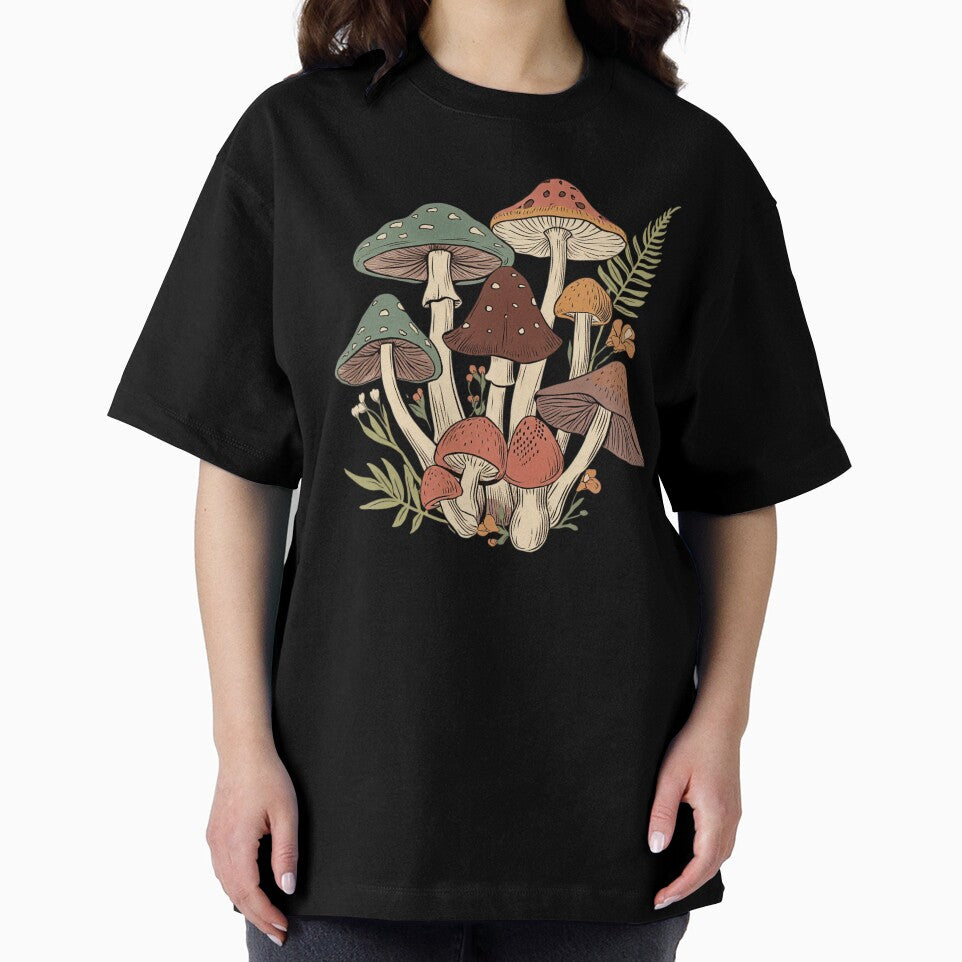 Whimsical Mushroom Forest Cluster by DeadpanThreads