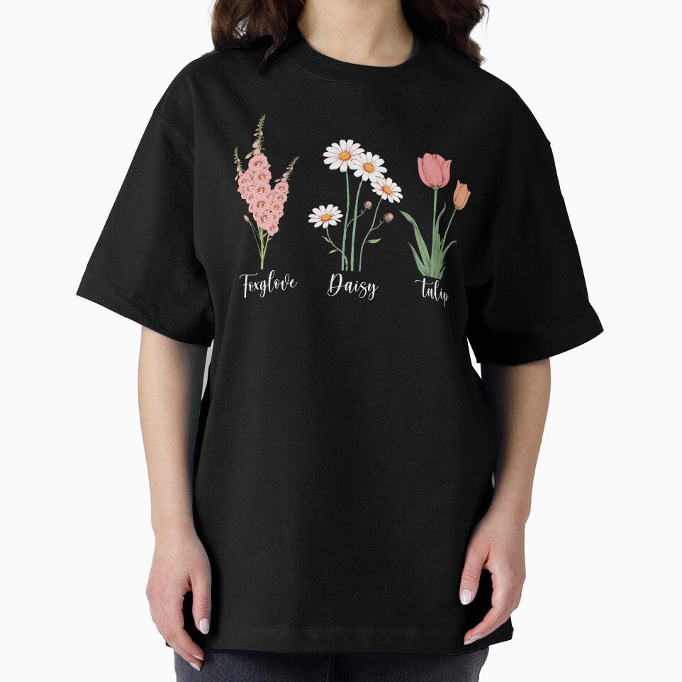 Floral Foxglove Daisy Tulip Anti Trump Flower Vintage by wtfbba