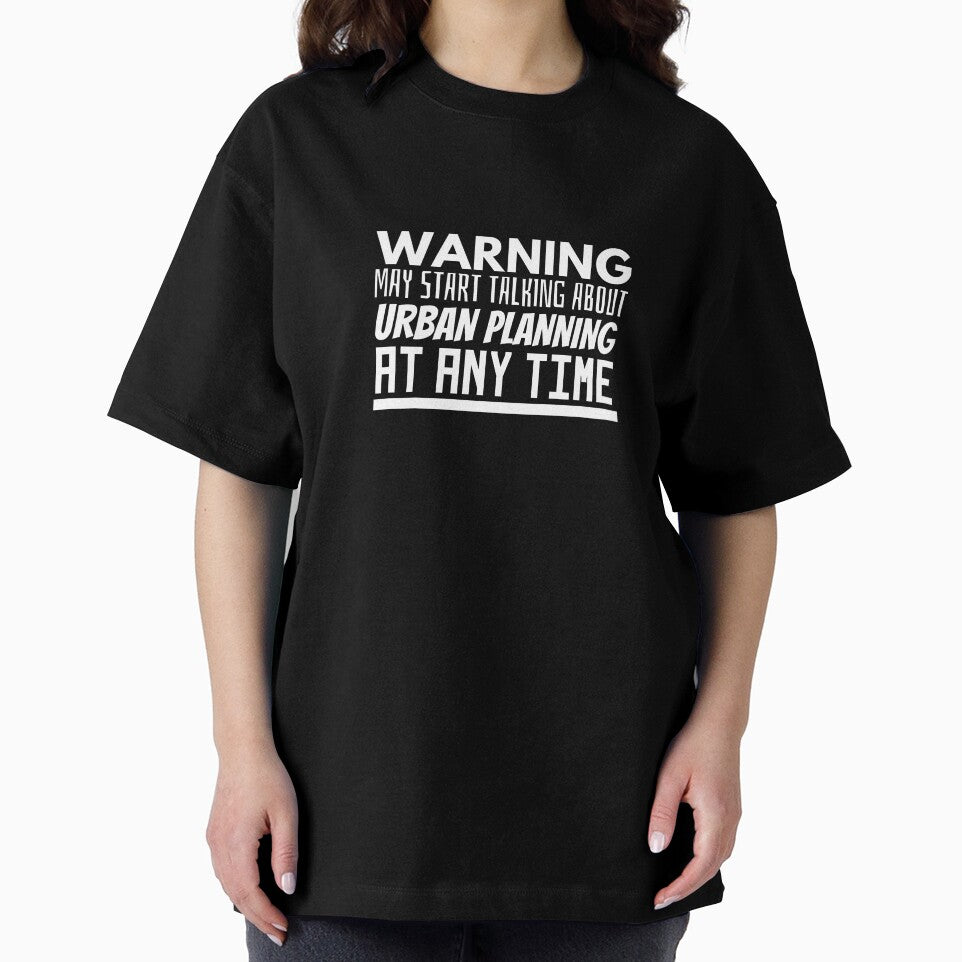 Warning May Talk About Urban Planning Funny Gift by CJacobsDesigns