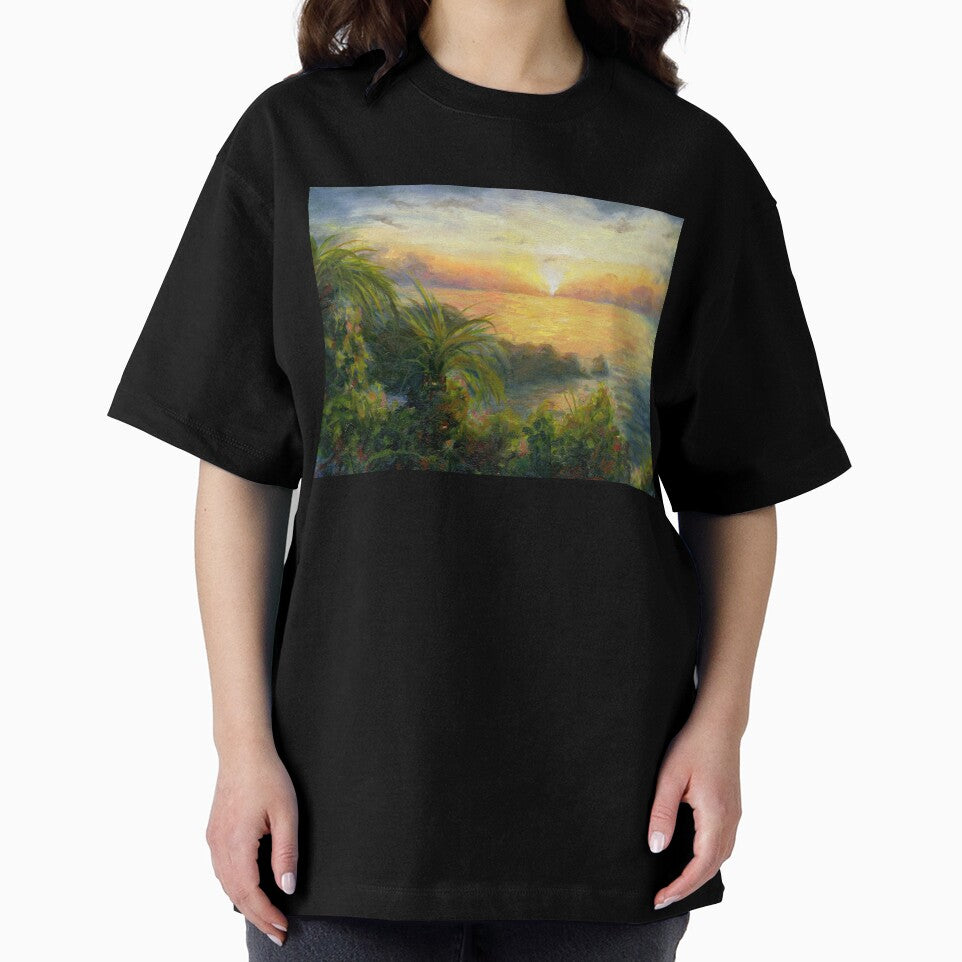 Jamaican Island Sunset | Impressionist Landscape by Andrew Gaia