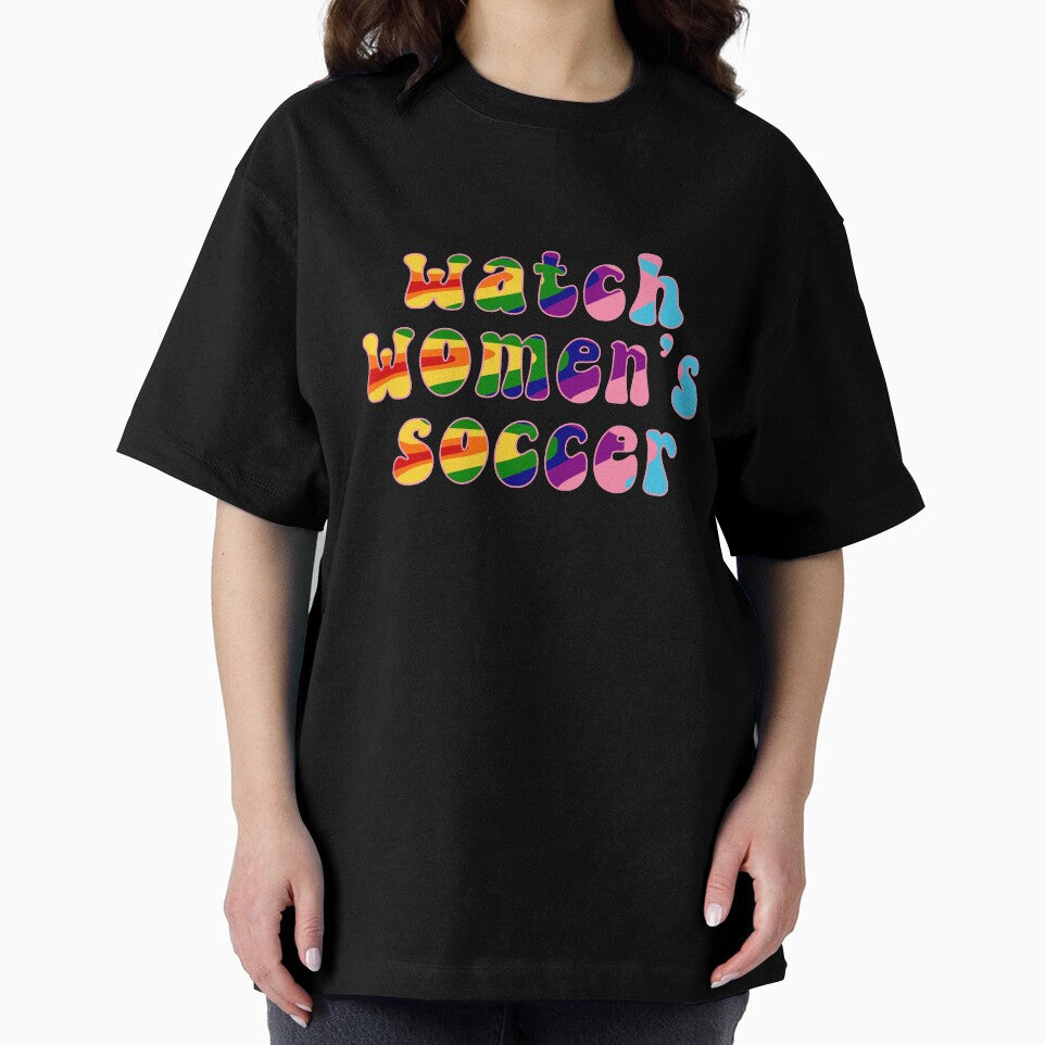 Watch Women's Soccer Groovy Rainbow Gay and Trans Pride by coffeepolicy