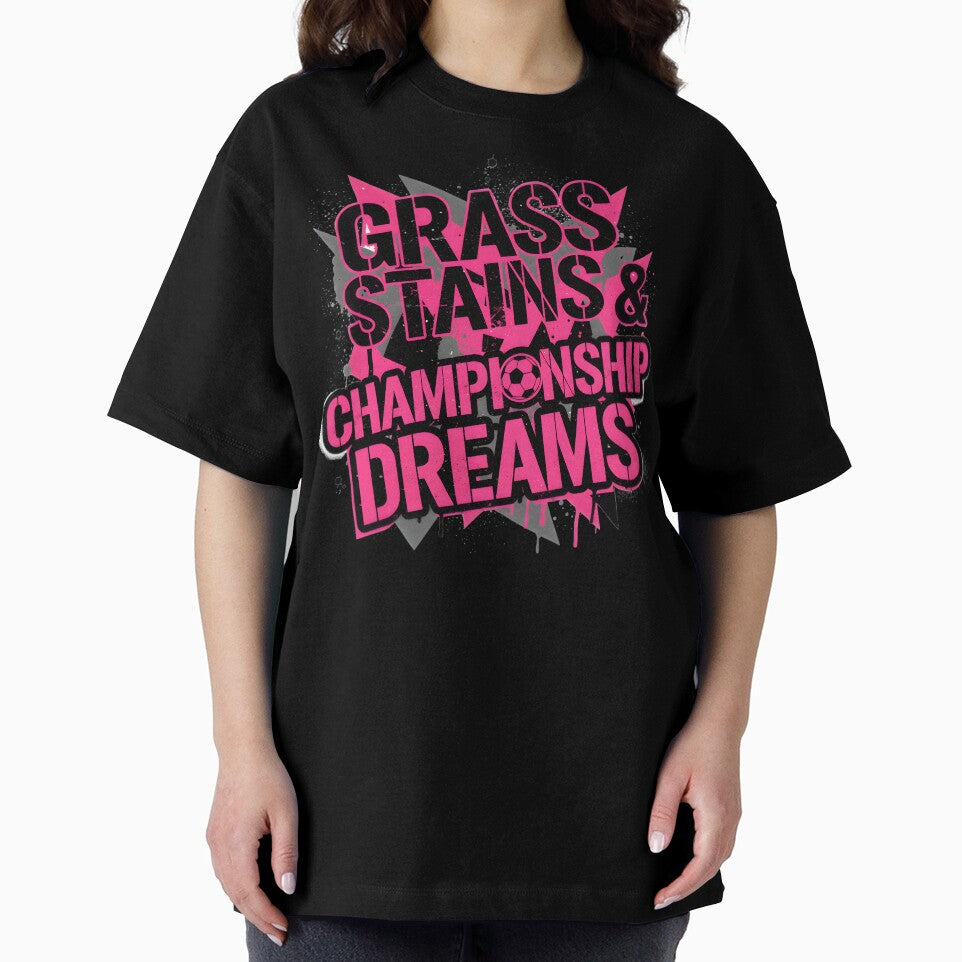 Grass Stains & Championship Dreams Soccer Art by AnnDesignStudio