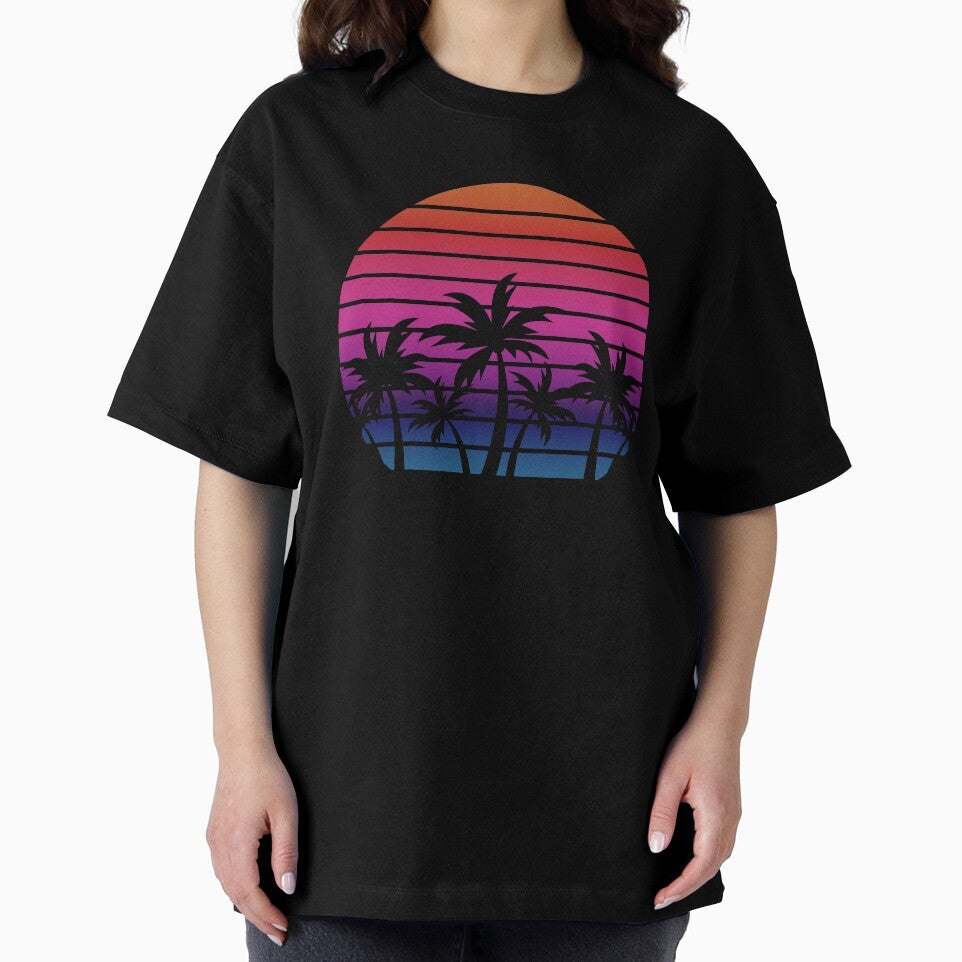 Palm Tree Silhouetted Sunset by Felicity-K