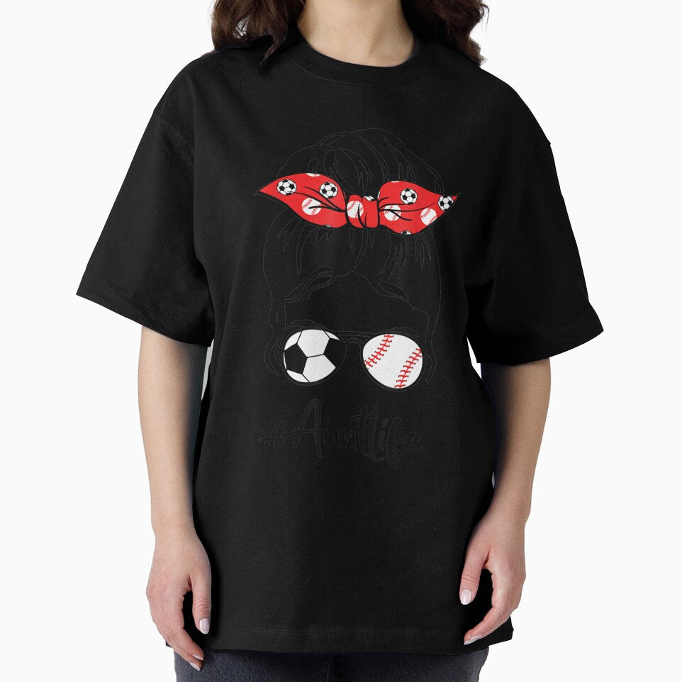 Classy Aunt Life Soccer Messy Bun Baseball Mother's Day by uyehpymi49