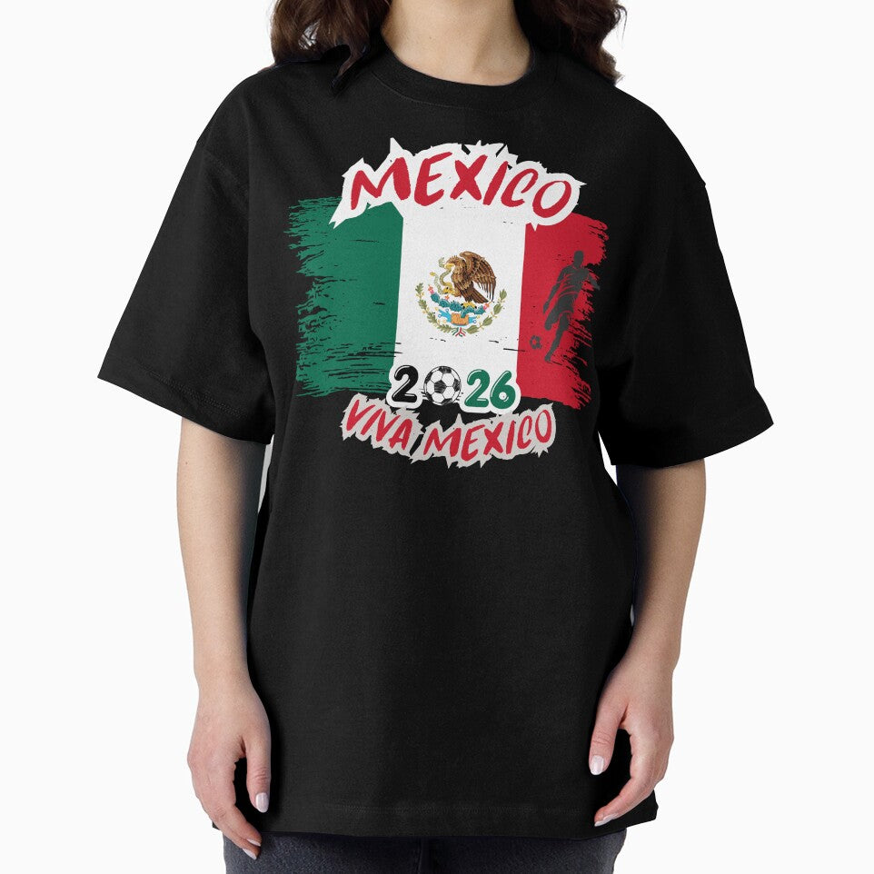 Mexico Viva México Shirt | Mexican Pride Bold Typography Design by ThreadNovaCo
