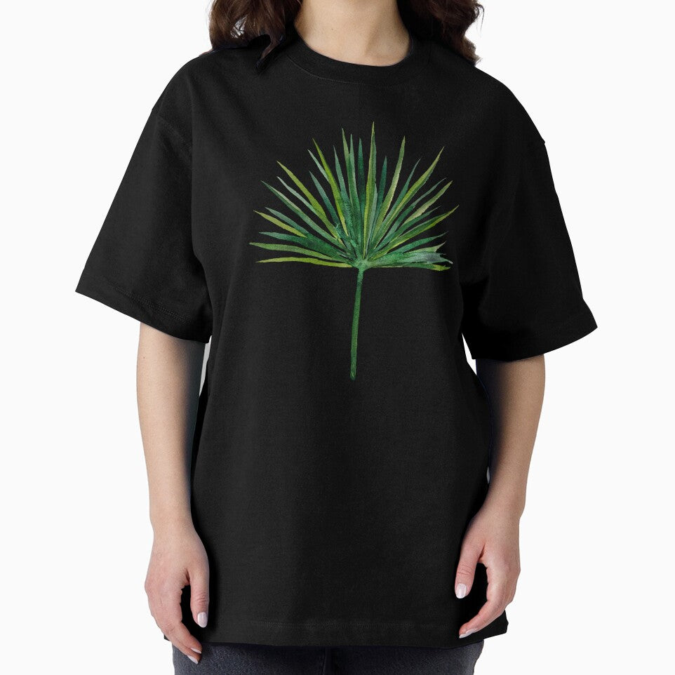 Palm watercolor illustration on black background by Yana Mustafina | Boho Soulful Designs
