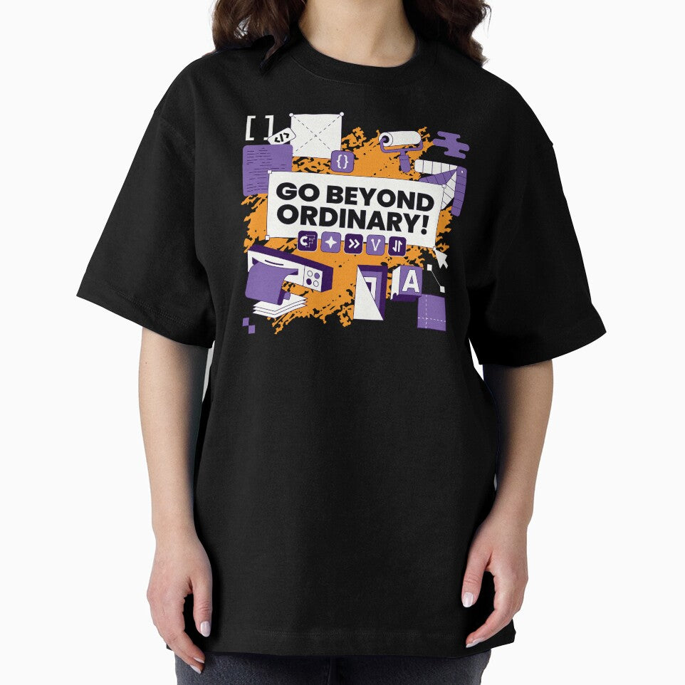 Creative Fabrica "Go Beyond Ordinary" Quote by CFMerch