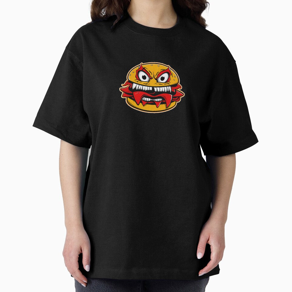 Monster Burger Funny T-Shirt by Witty Shirts