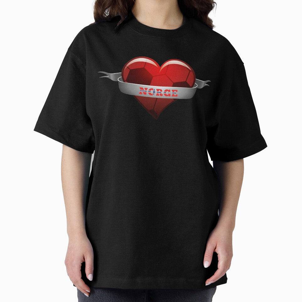 Norge Norway soccer heart by MarlowLoom