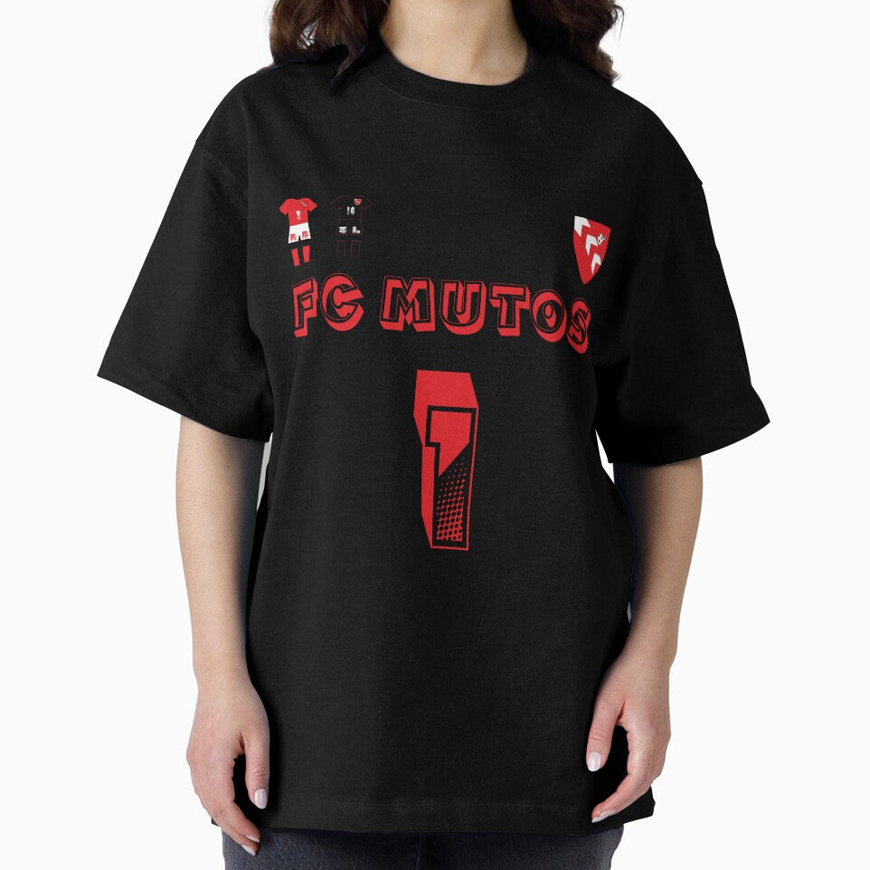FC Mutos soccer games goalkeeper number 1 red jersey by dionusos-vogue