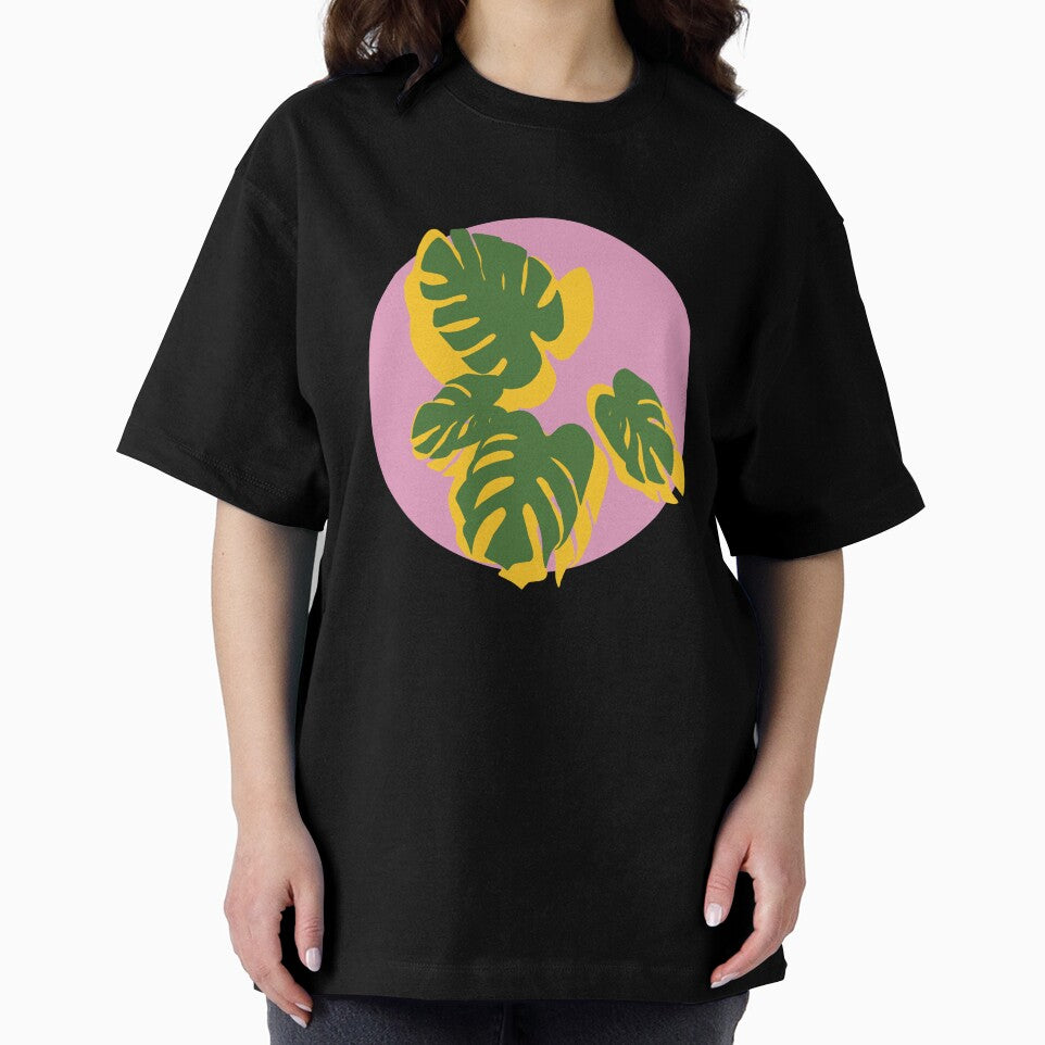 Tropical leaves in pink by ONLINE DISTRICT