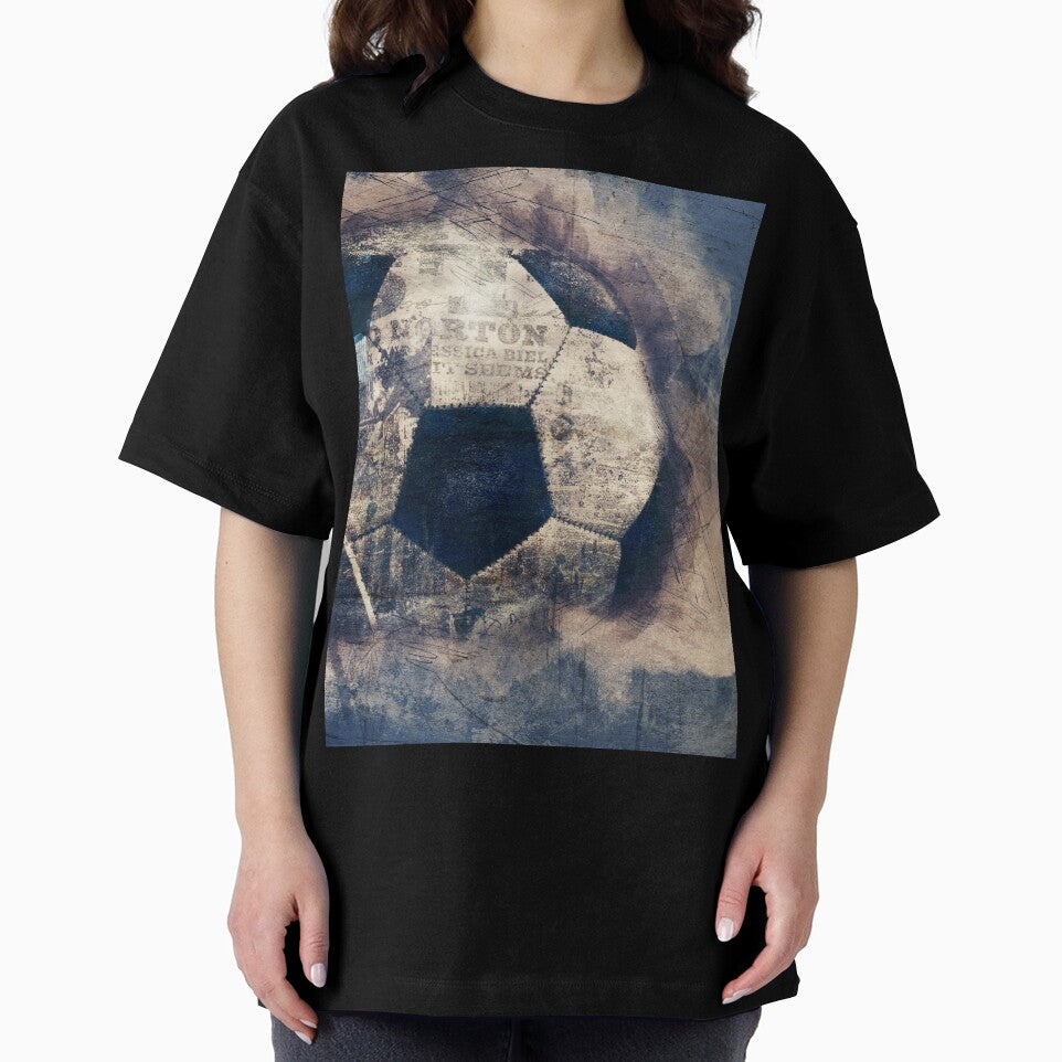 Abstract Blue Grunge Soccer by Gatterwe