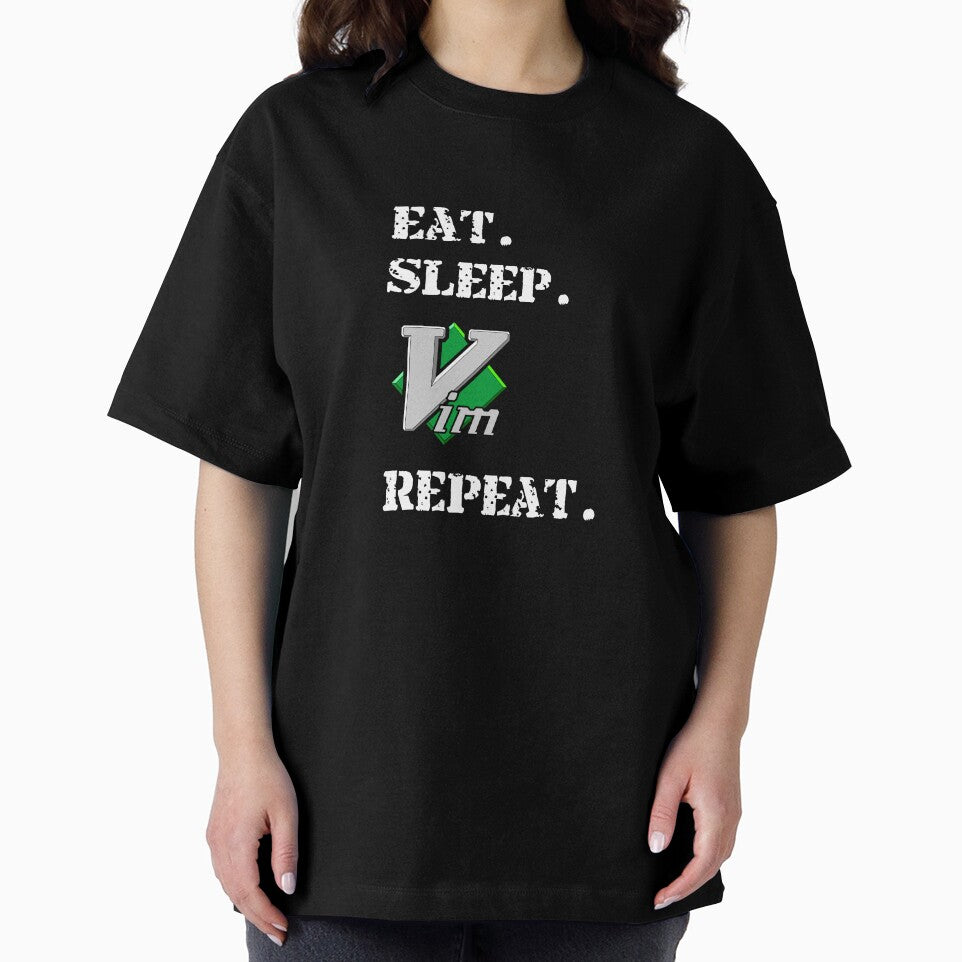 Eat Sleep Vim Repeat Vi IMproved Editor Sweatshirt by Rainwater Merch