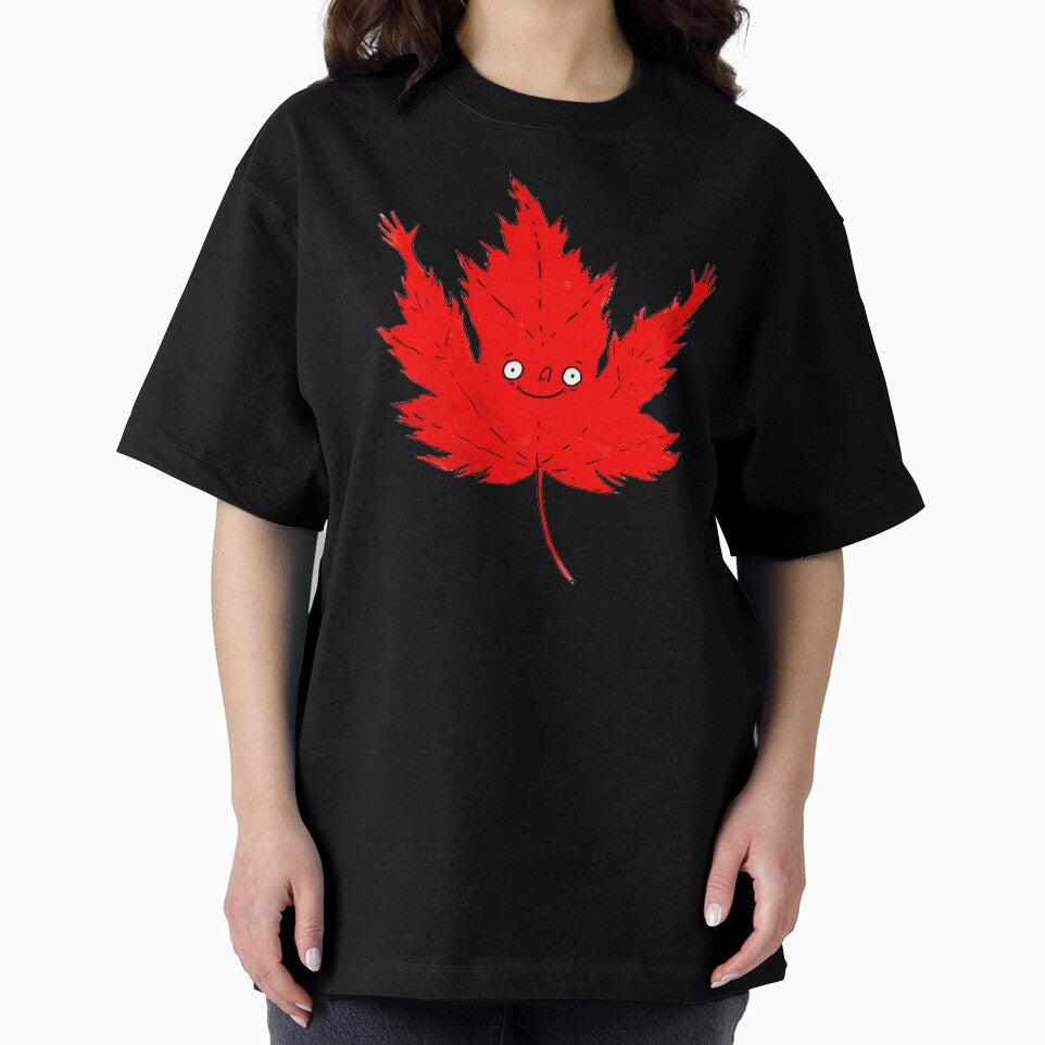 Canada Day happy maple leaf by HeidiBurton