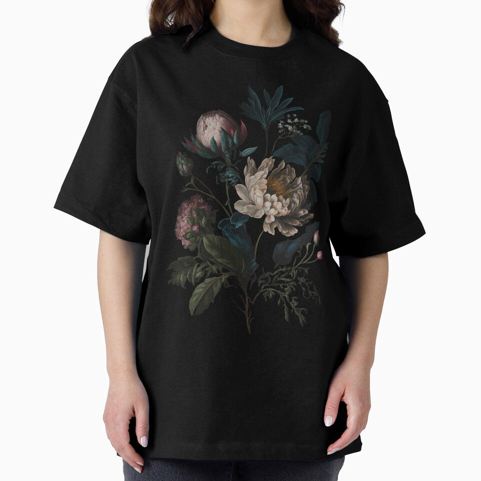 Dark Academia Peony Botanical by Enyr