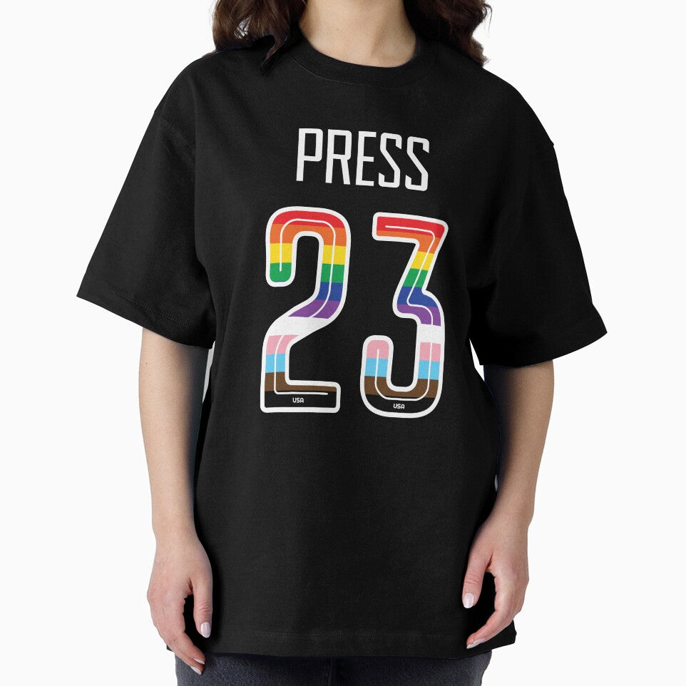 Christen Press 23 / USWNT / Press Pride Jersey Style by elopez1755