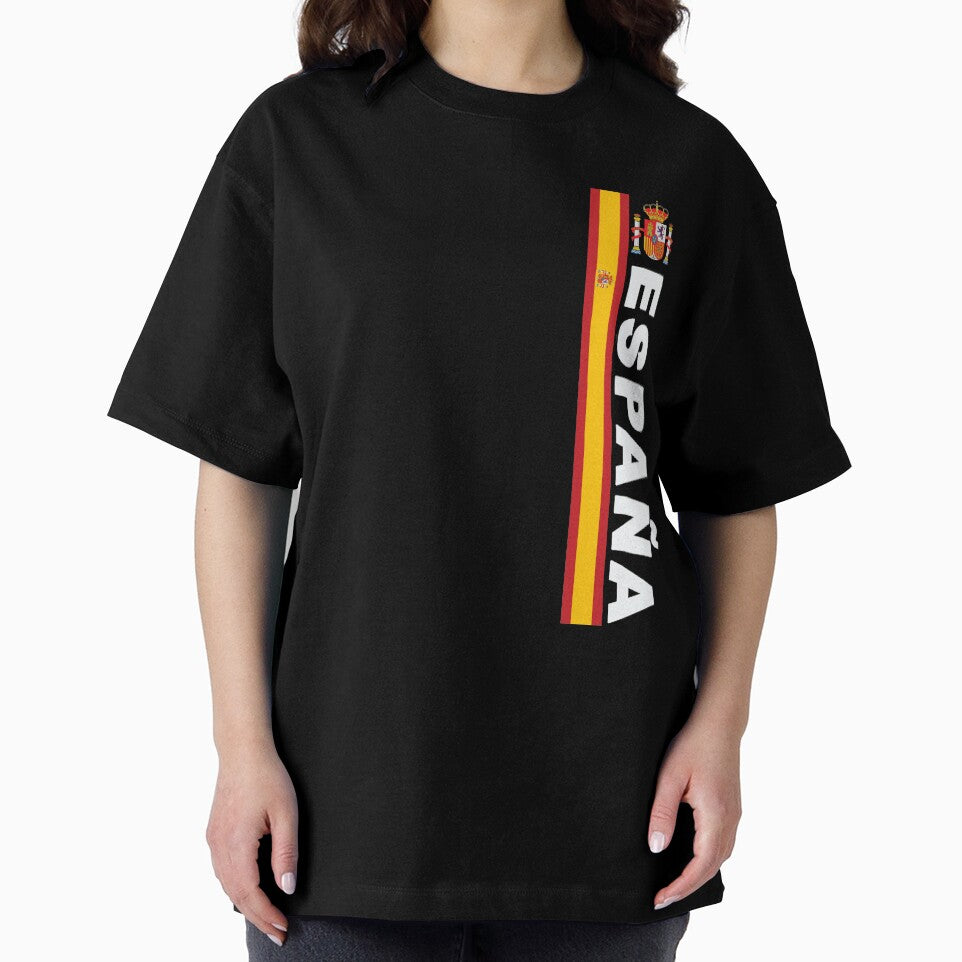 Espana Spanish Soccer Jersey Style Left Side Flag Design by merchhost