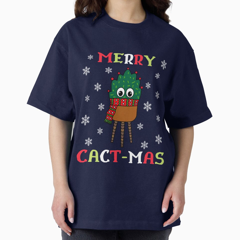 Merry Cact Mas - Christmas Cactus With Scarf by DreamCactus