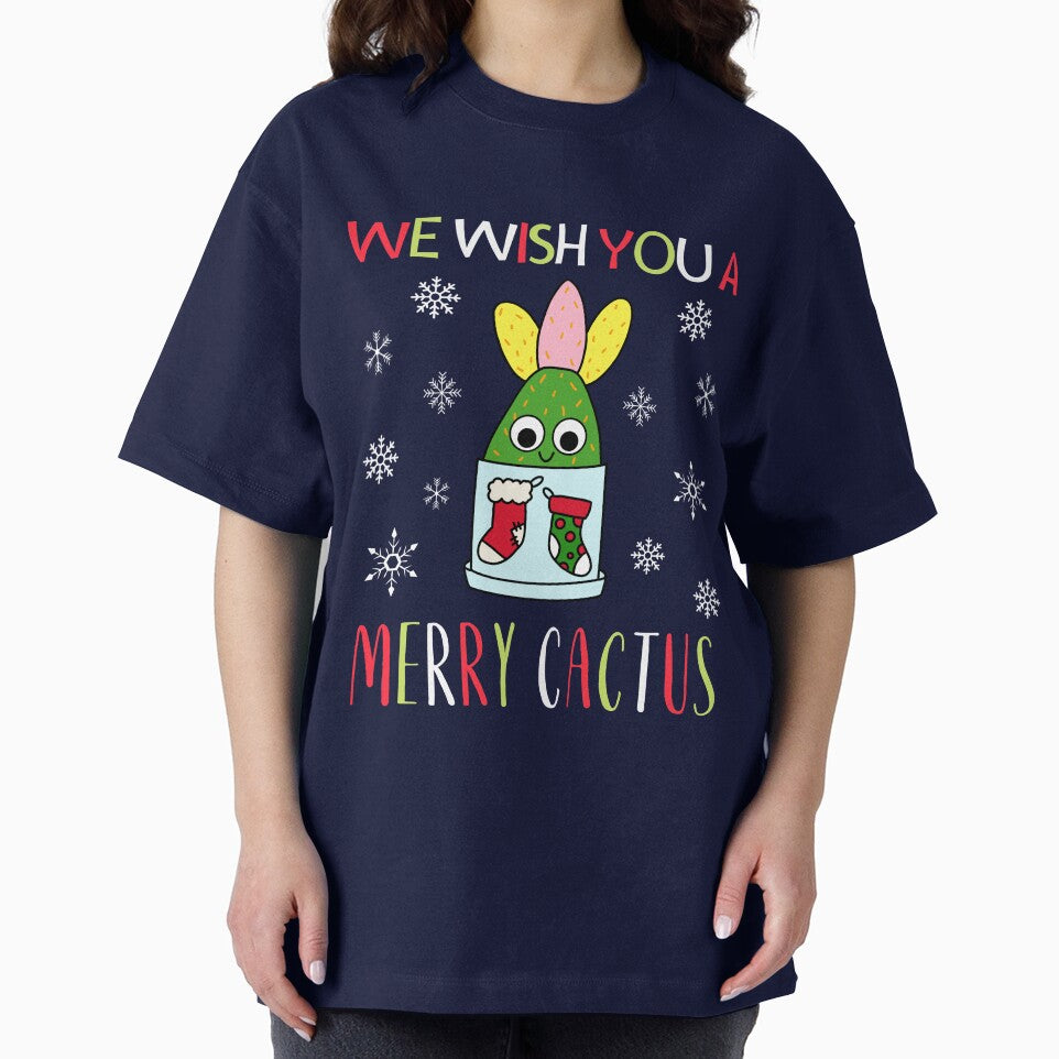 We Wish You A Merry Cactus - Hybrid Cactus In Christmas Themed Pot by DreamCactus