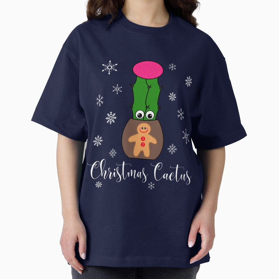 Christmas Cactus - Hybrid Cactus In Gingerbread Man Pot by DreamCactus