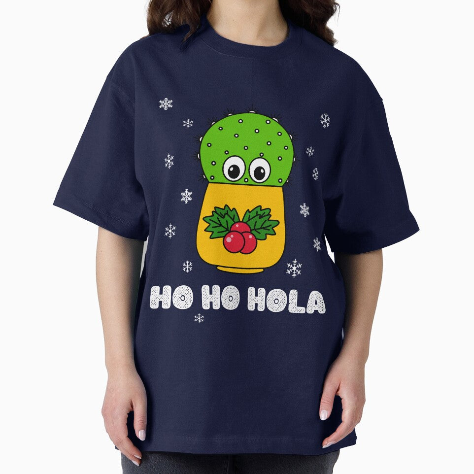 Ho Ho Hola - Cute Cactus In Christmas Holly Pot by DreamCactus