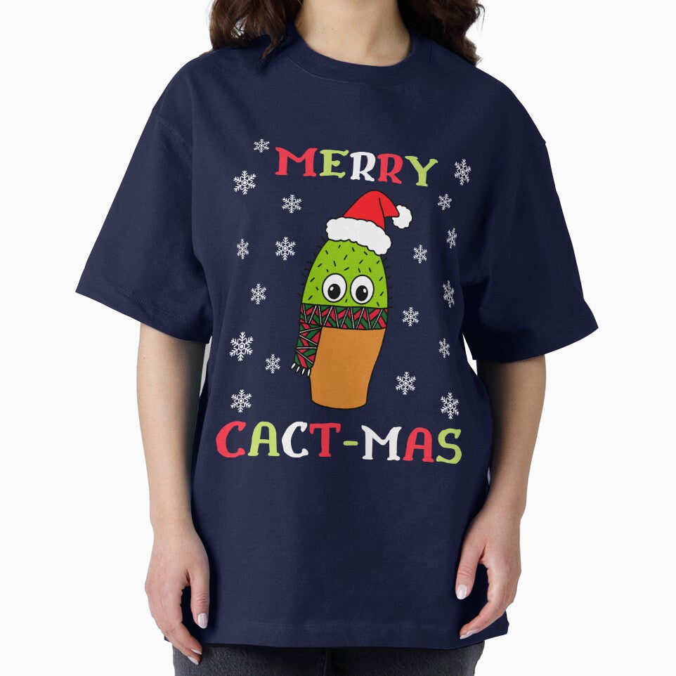 Merry Cact Mas - Cute Cactus With Christmas Scarf by DreamCactus