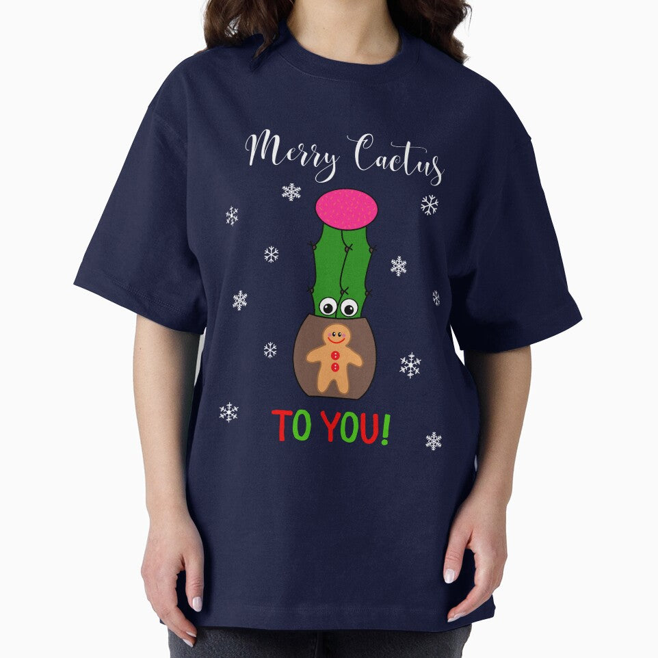 Merry Cactus To You - Hybrid Cactus In Gingerbread Man Pot by DreamCactus