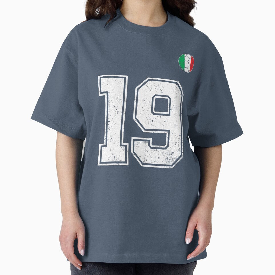 Italy Soccer Number 19 Vintage Sports Fan by RoyesButler