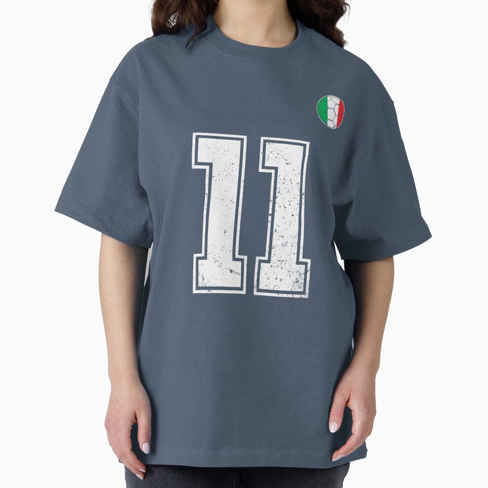 Italy Soccer Number 11 Vintage Sports Fan by RoyesButler