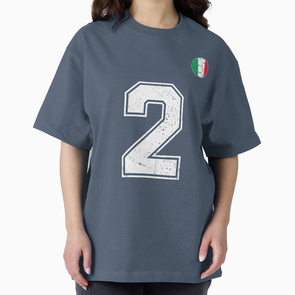 Italy Soccer Number 2 Vintage Sports Fan by RoyesButler