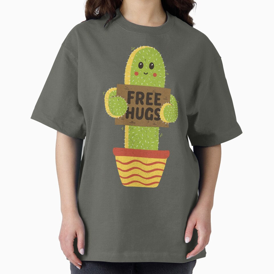 Free Hugs Cactus by Sretensshop