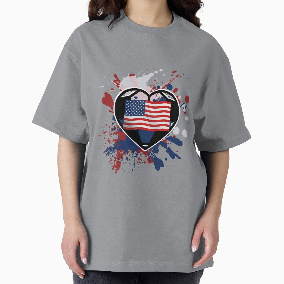 USA Flag Soccer Heart by artbyomega