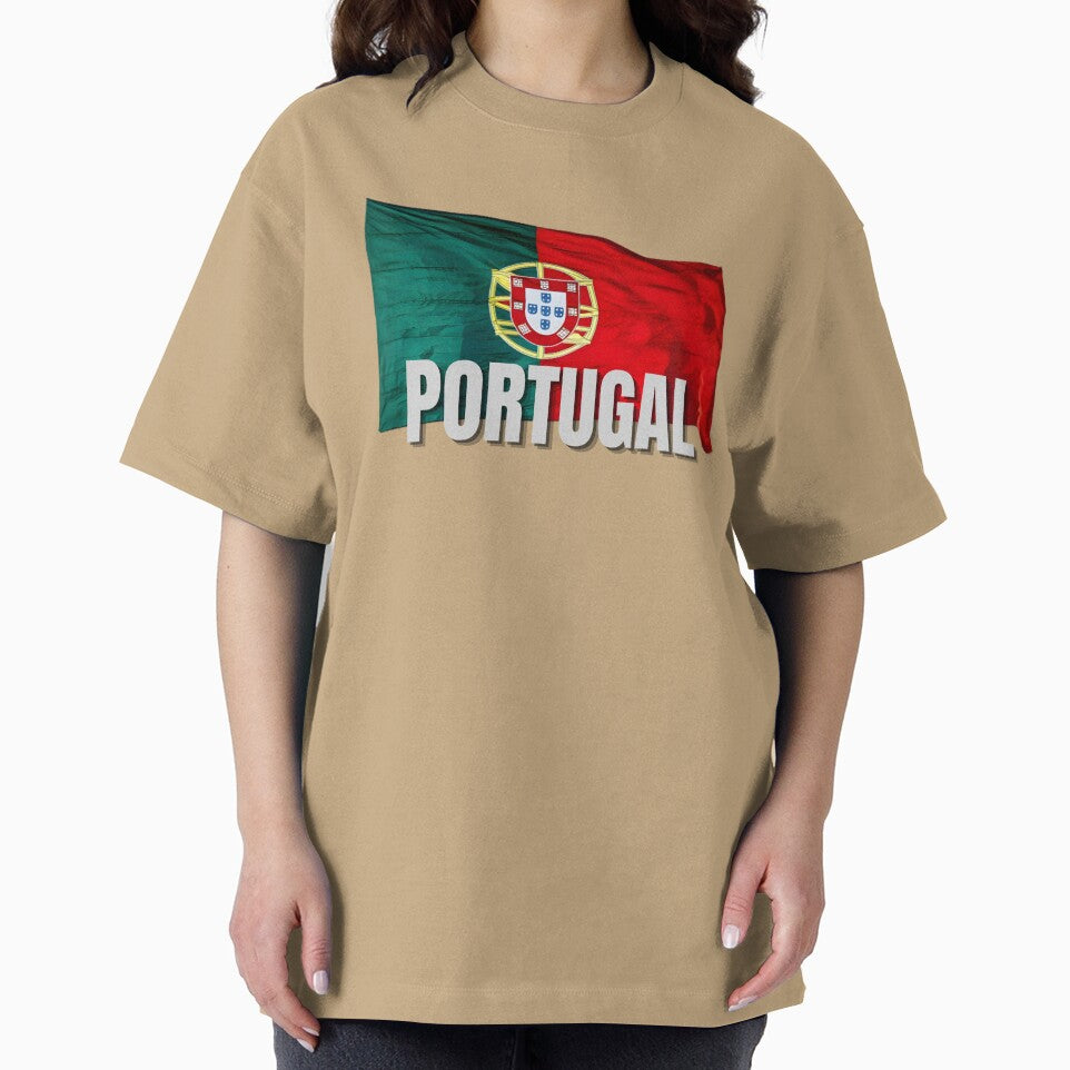 Portugal Flag Pride – Waving Portuguese Flag Design by RVJdesigns