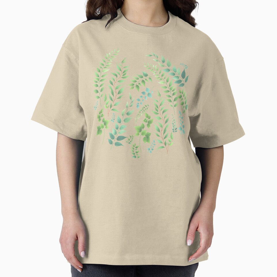 Greenery Botanical Print Fresh Green by SilverPegasus